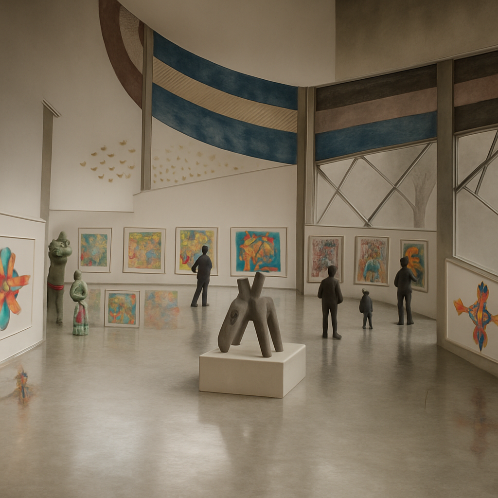 Proyecto: LeoArt exponiendo en gran formato.